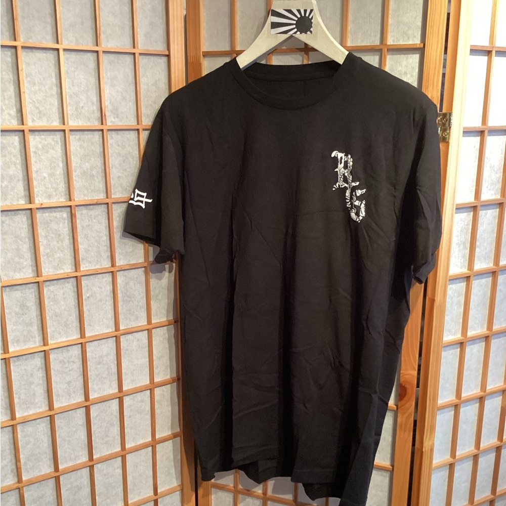 OhItsTeddy BoostGod BG Skull Graphic Logo T-Shirt Men's Size Large - Picture 2 of 5